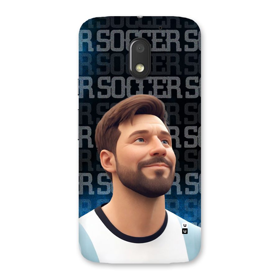 Soccer Star Smiles Back Case for Moto E3 Power