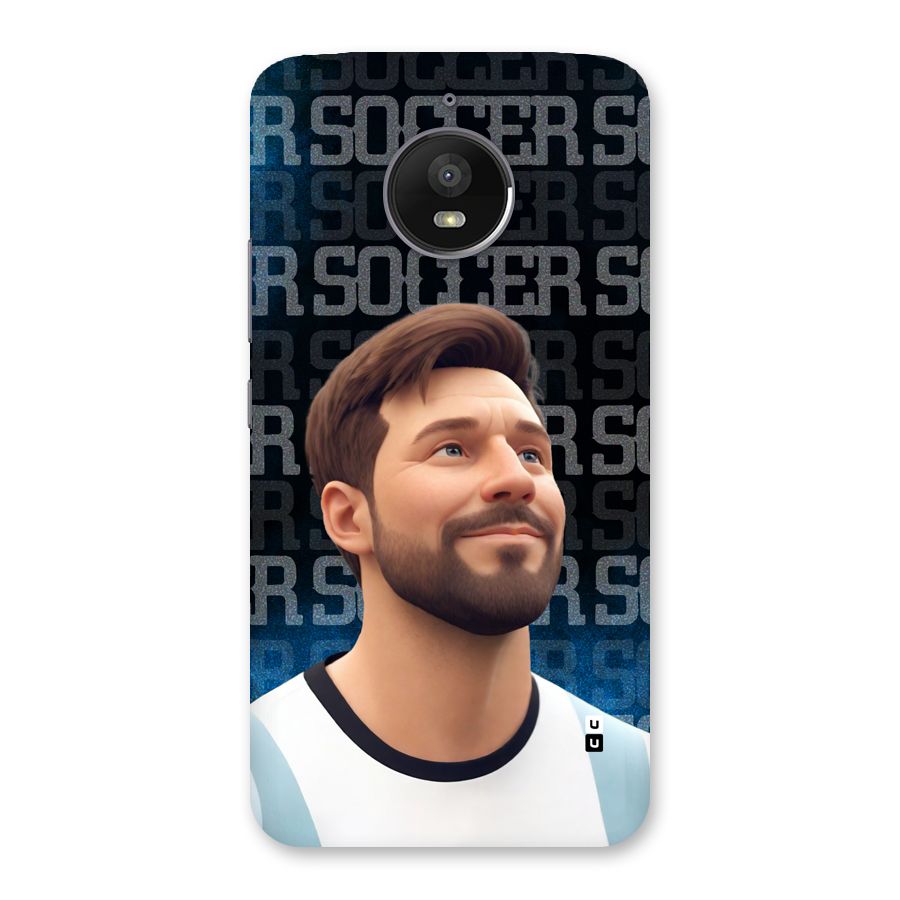 Soccer Star Smiles Back Case for Moto E4 Plus