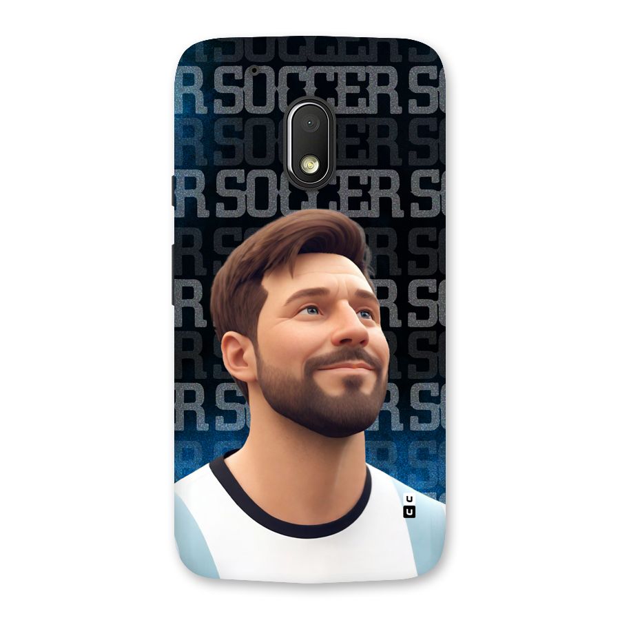 Soccer Star Smiles Back Case for Moto G4 Play