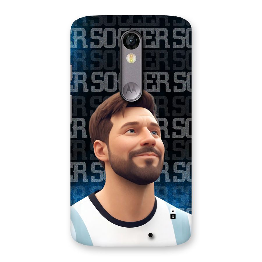 Soccer Star Smiles Back Case for Moto X Force