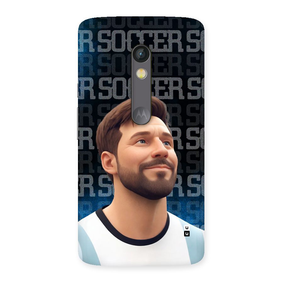 Soccer Star Smiles Back Case for Moto X Play