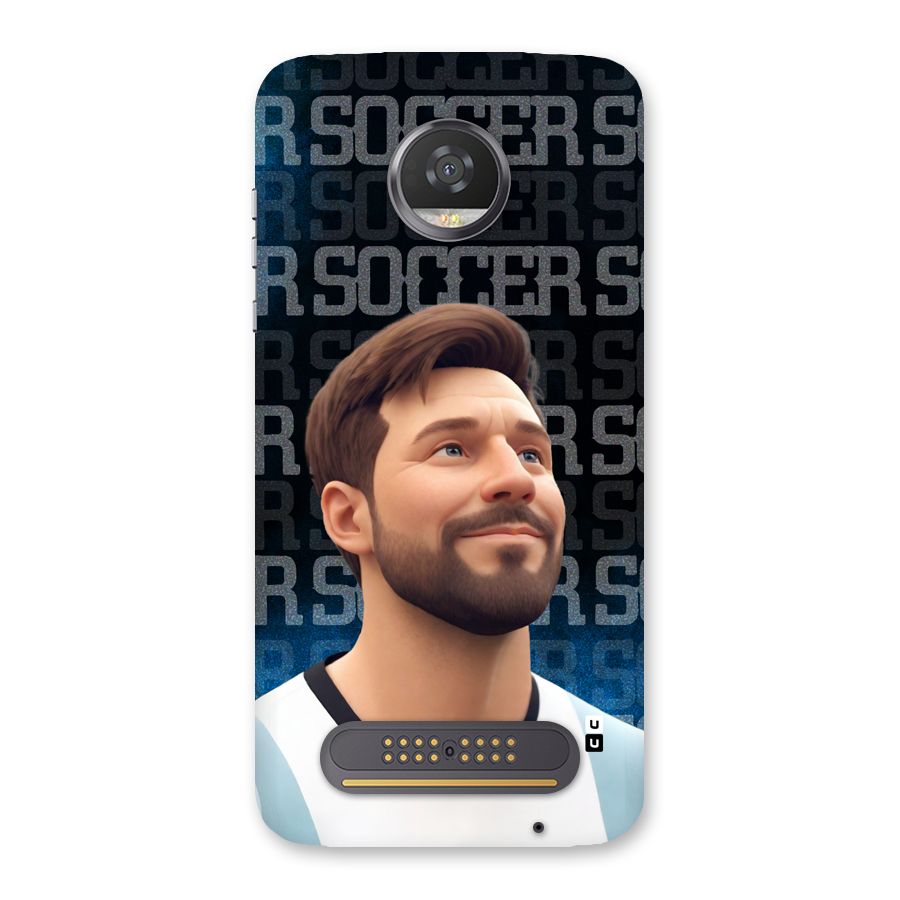 Soccer Star Smiles Back Case for Moto Z2 Play