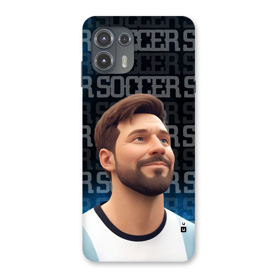 Soccer Star Smiles Back Case for Motorola Edge 20 Fusion