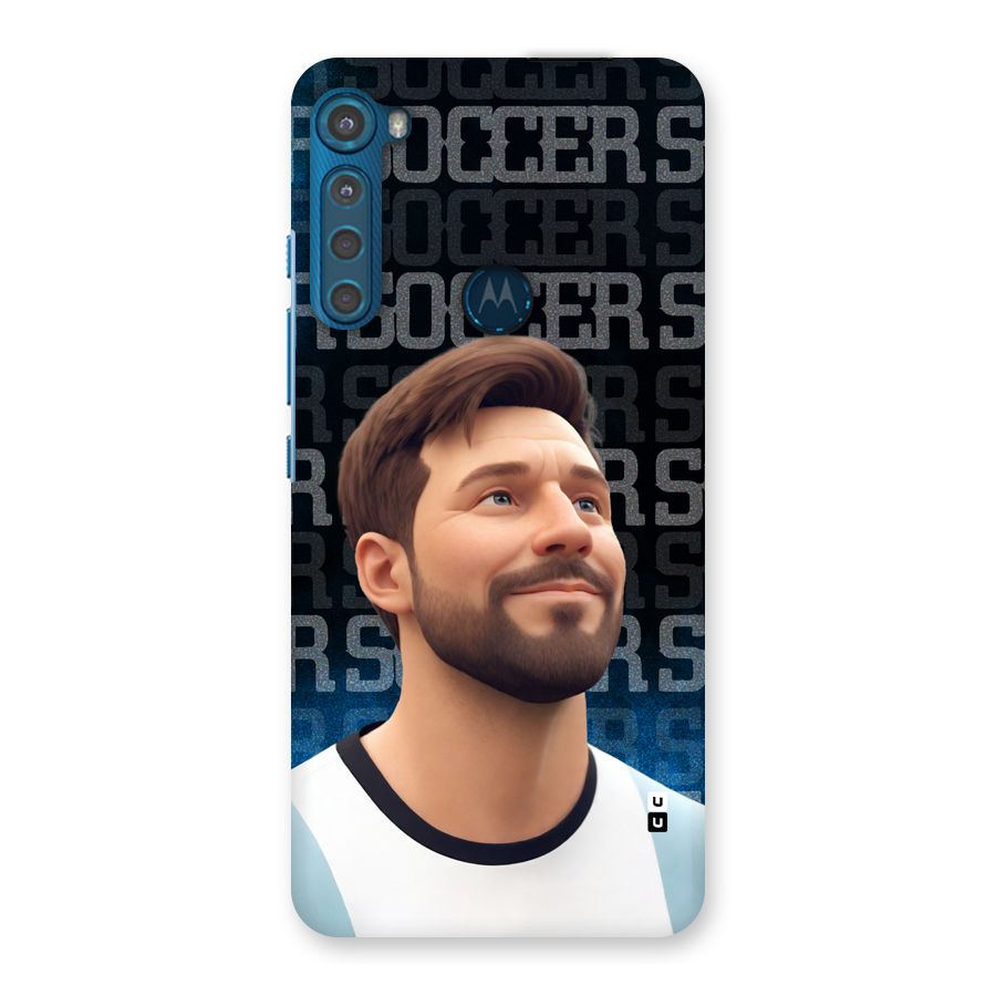Soccer Star Smiles Back Case for Motorola One Fusion Plus