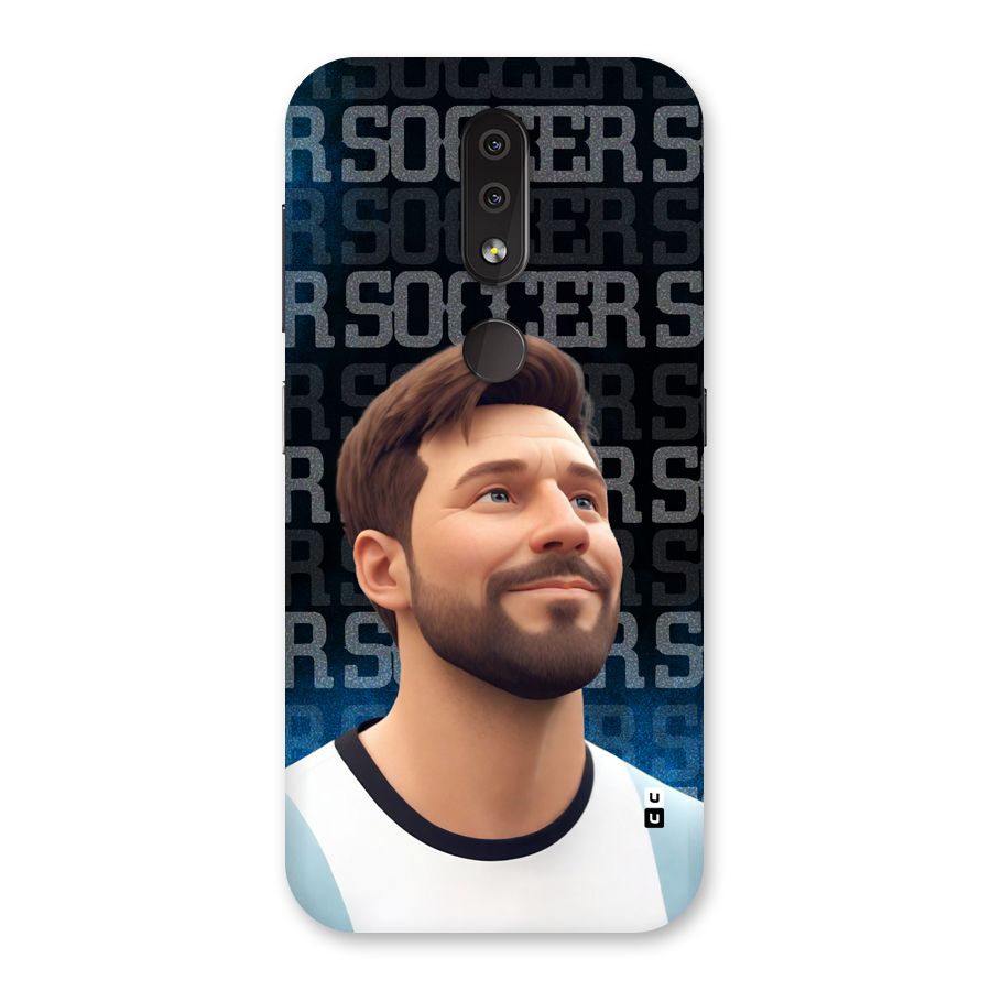 Soccer Star Smiles Back Case for Nokia 4.2