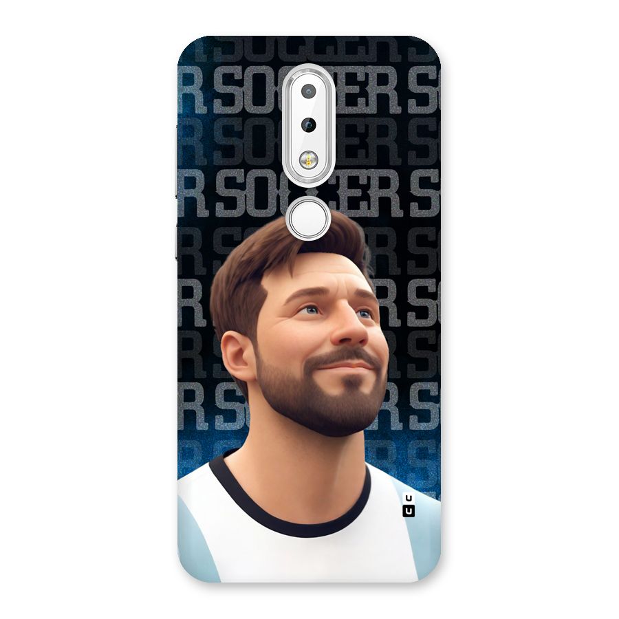 Soccer Star Smiles Back Case for Nokia 6.1 Plus