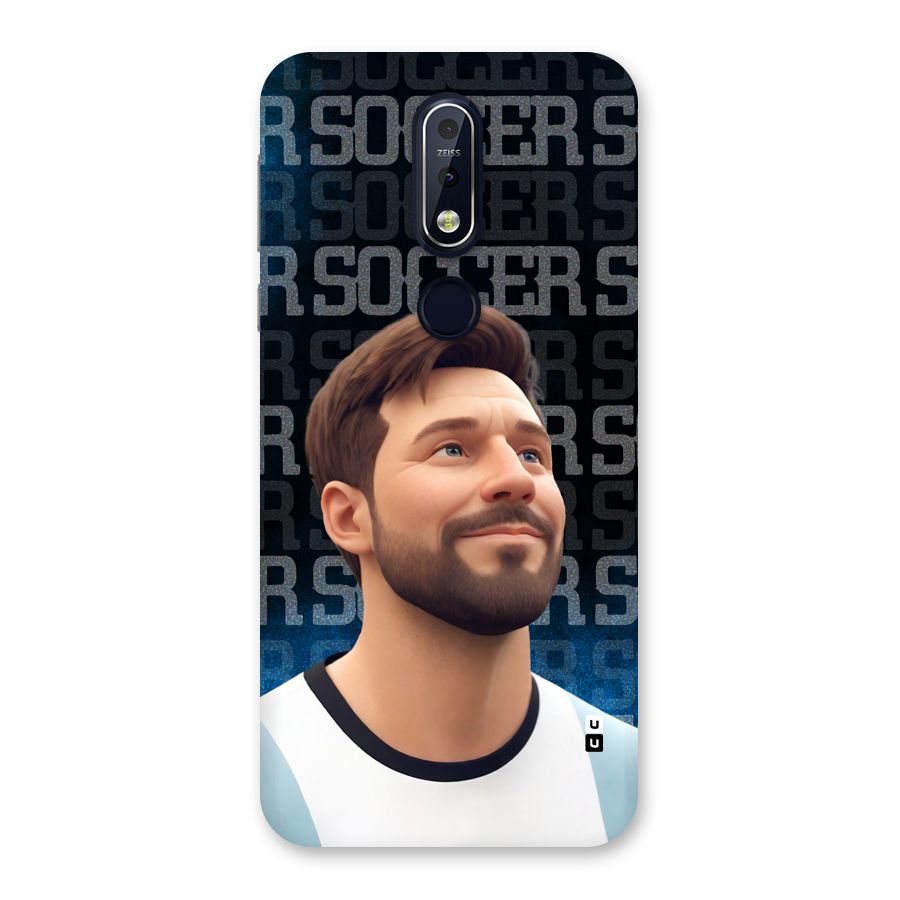 Soccer Star Smiles Back Case for Nokia 7.1