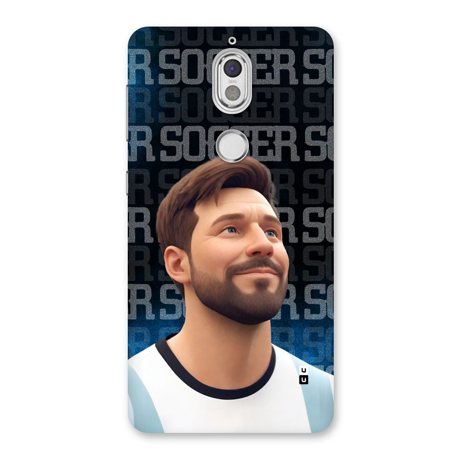 Soccer Star Smiles Back Case for Nokia 7