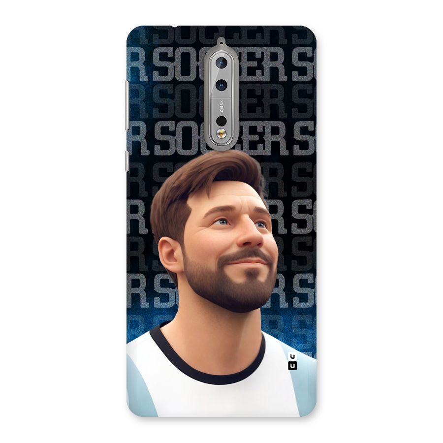 Soccer Star Smiles Back Case for Nokia 8