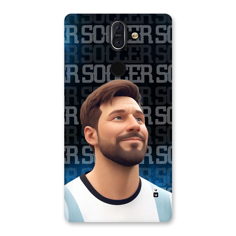 Soccer Star Smiles Back Case for Nokia 8 Sirocco