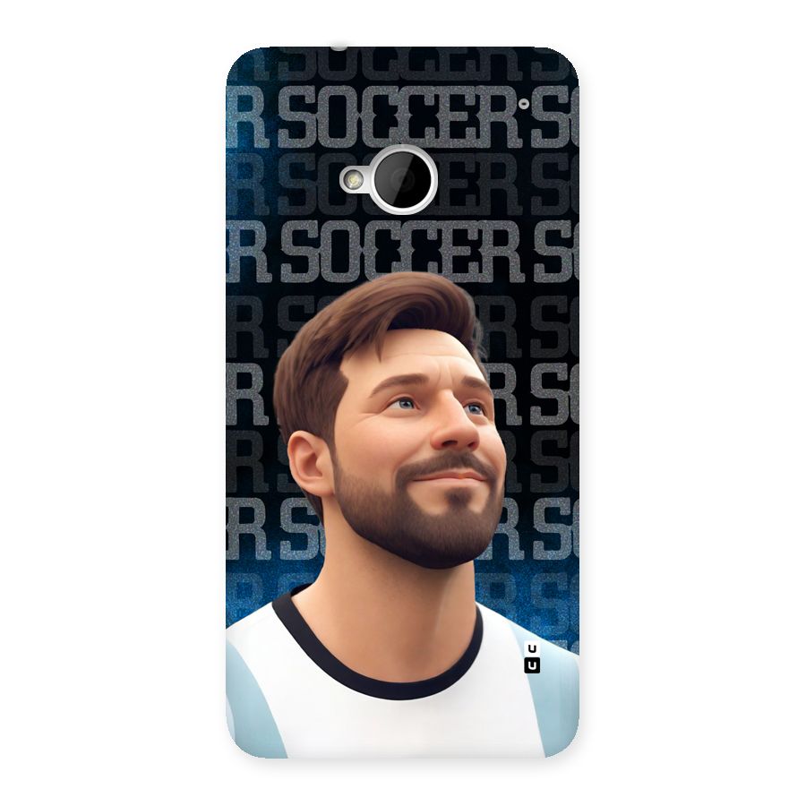 Soccer Star Smiles Back Case for One M7 (Single Sim)