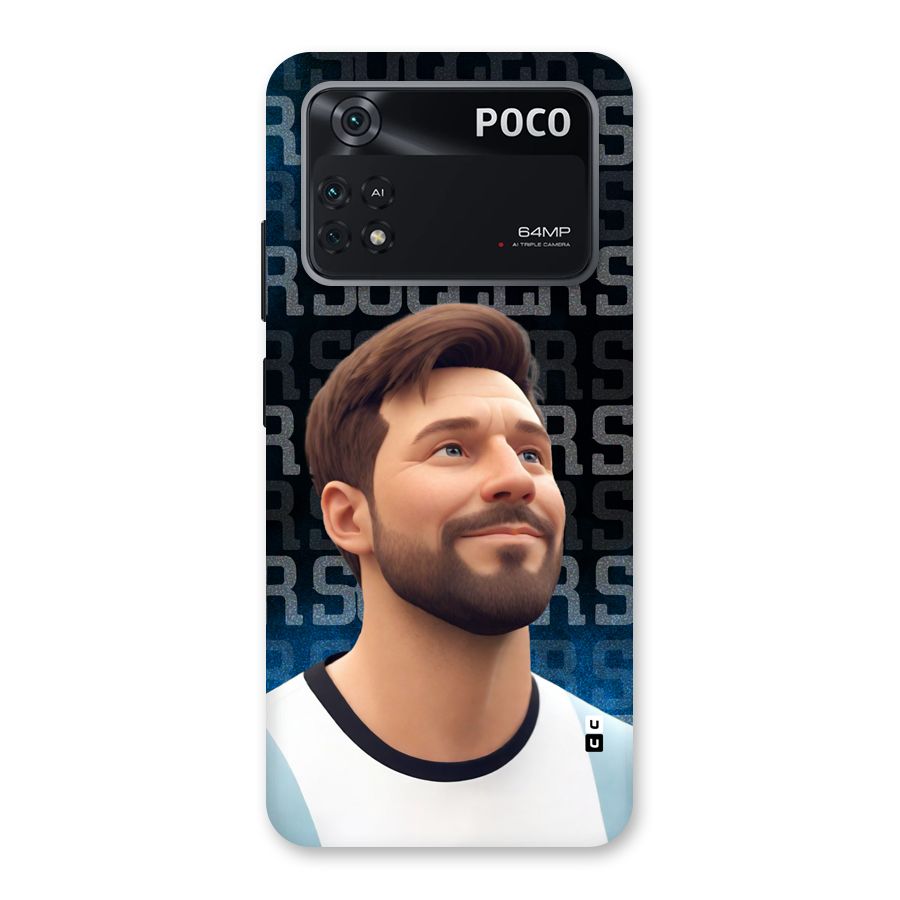 Soccer Star Smiles Back Case for Poco M4 Pro 4G
