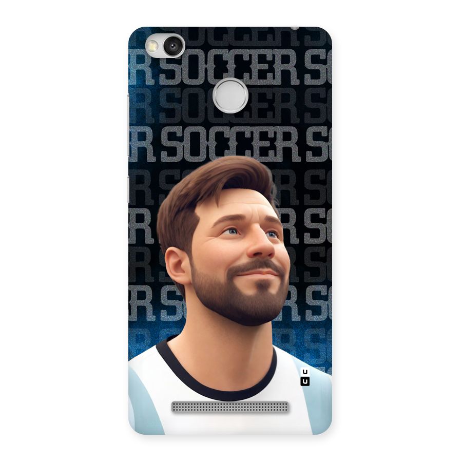 Soccer Star Smiles Back Case for Redmi 3S Prime