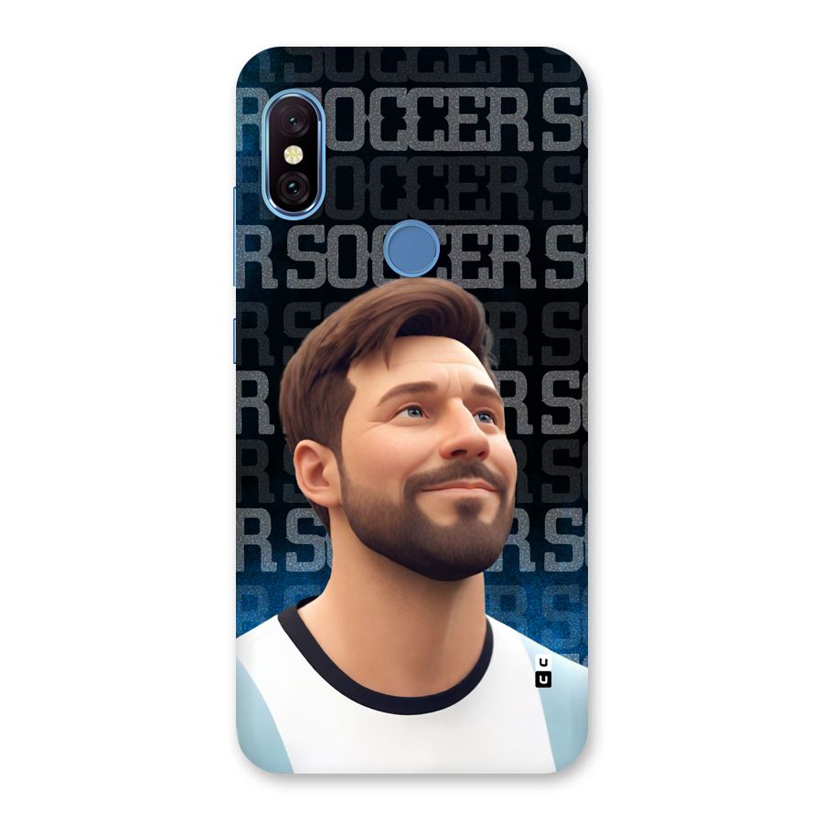 Soccer Star Smiles Back Case for Redmi Note 6 Pro