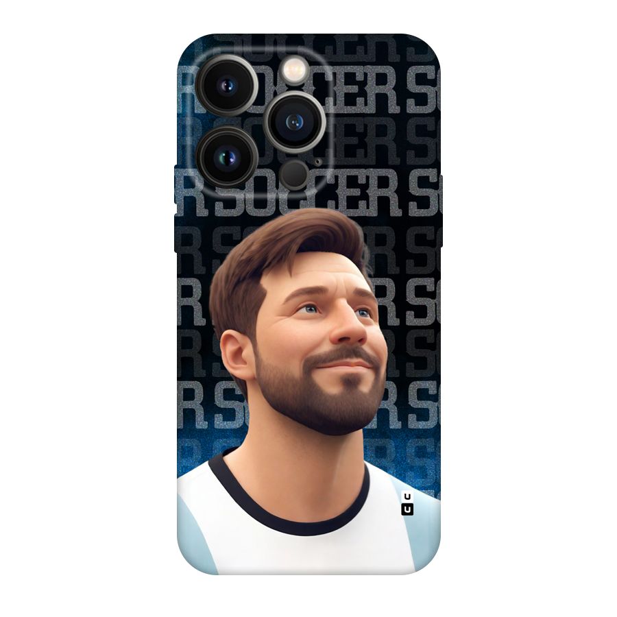 Soccer Star Smiles Back Case for iPhone 14 Pro
