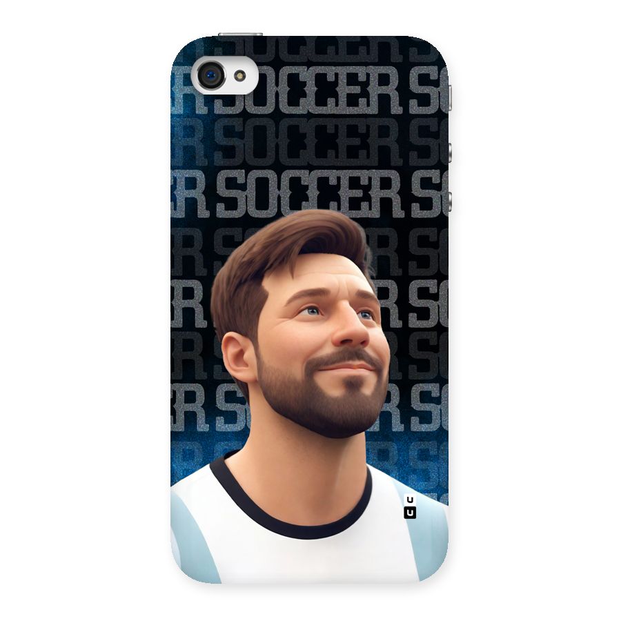 Soccer Star Smiles Back Case for iPhone 4 4s