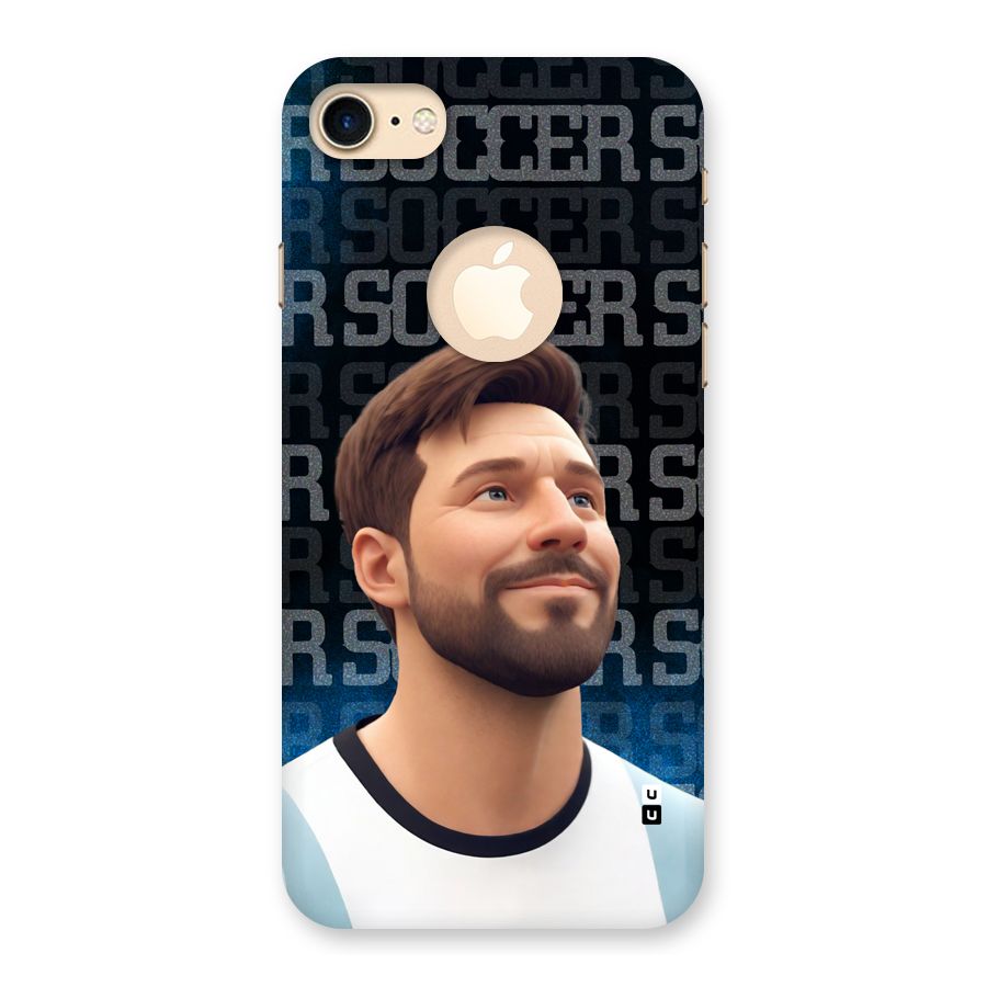Soccer Star Smiles Back Case for iPhone 7 Logo Cut
