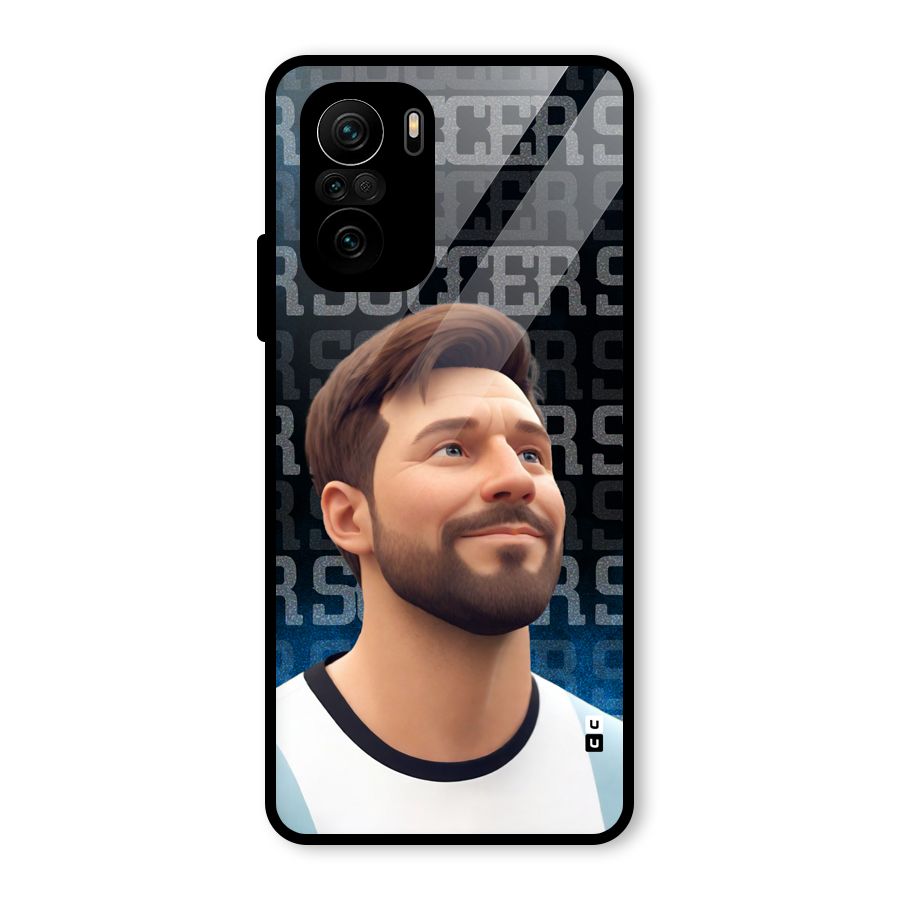 Soccer Star Smiles Glass Back Case for Mi 11X Pro