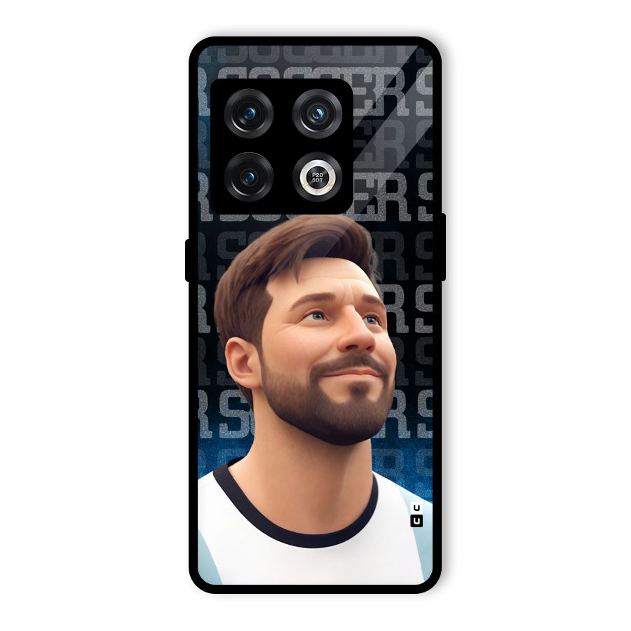 Soccer Star Smiles Glass Back Case for OnePlus 10 Pro 5G