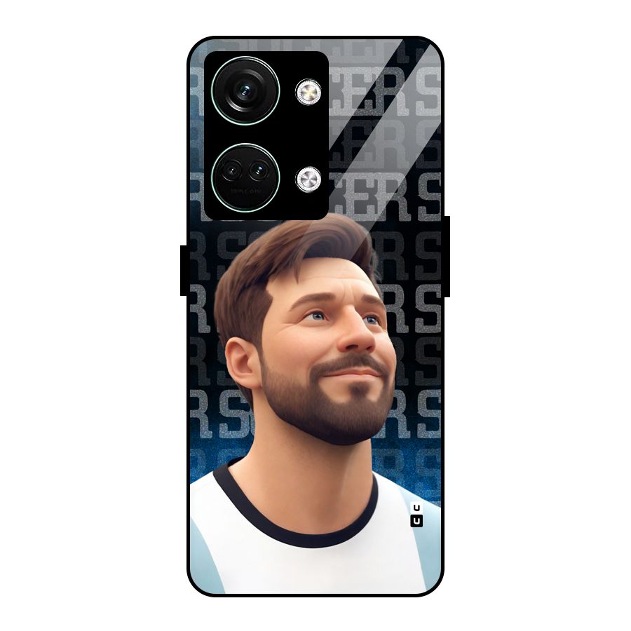 Soccer Star Smiles Glass Back Case for Oneplus Nord 3