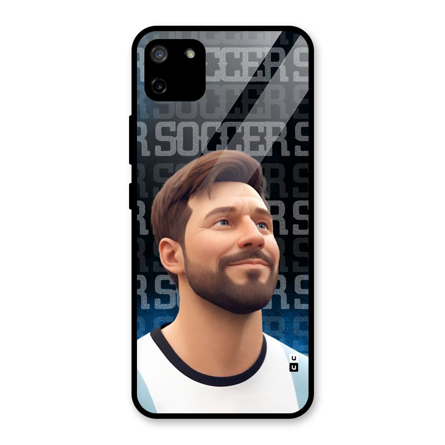 Soccer Star Smiles Glass Back Case for Realme C11