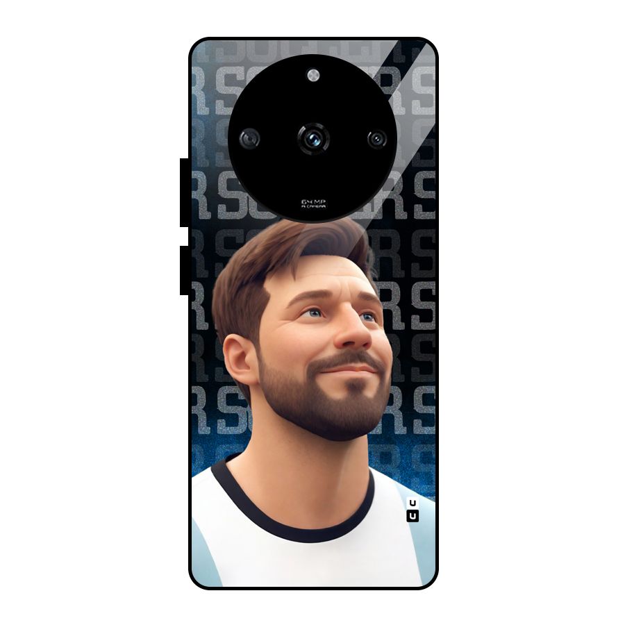 Soccer Star Smiles Glass Back Case for Realme Narzo 60 5G