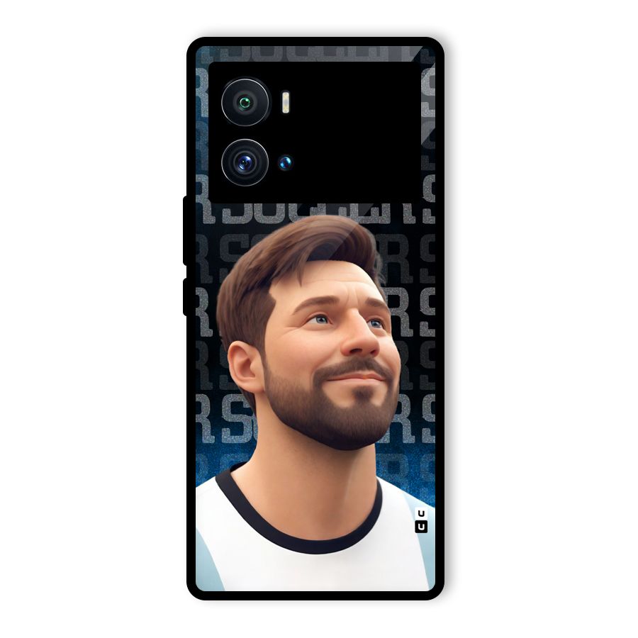 Soccer Star Smiles Glass Back Case for Vivo iQOO 9 Pro