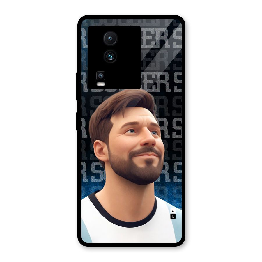 Soccer Star Smiles Glass Back Case for Vivo iQOO Neo 7 Pro