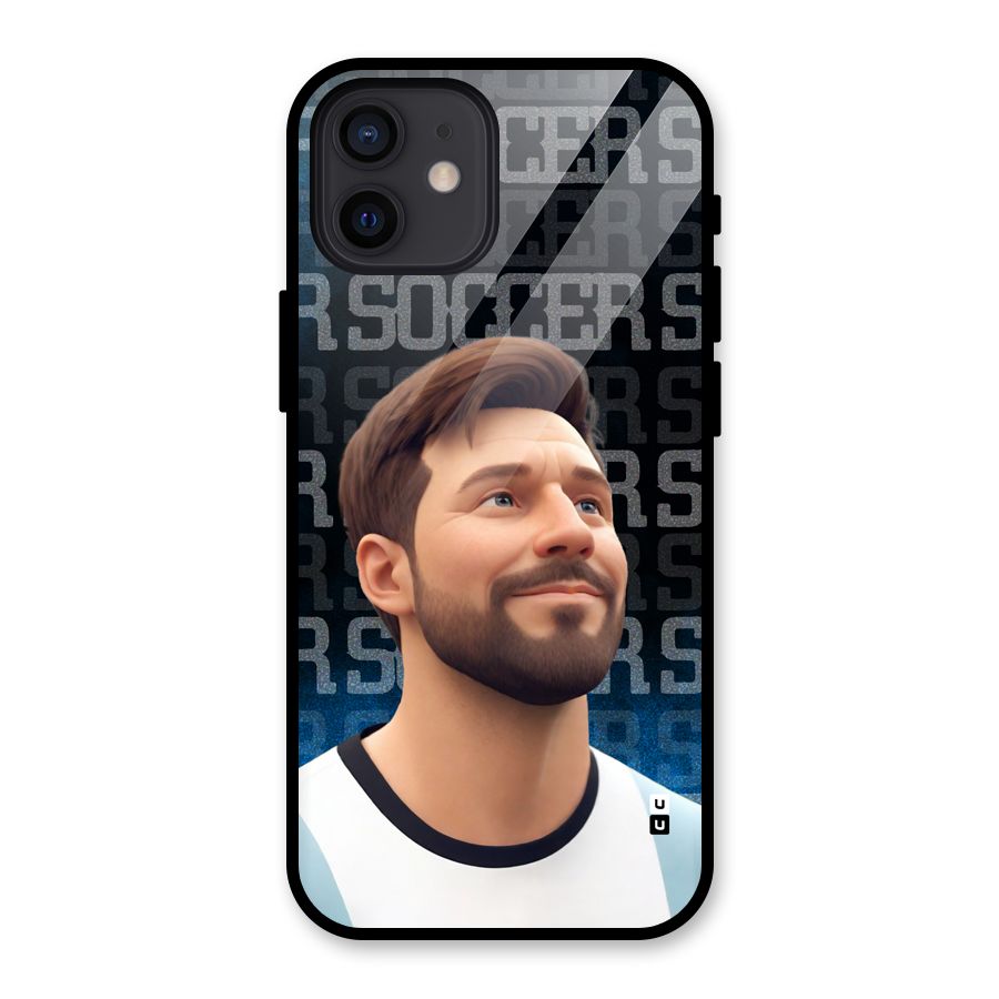 Soccer Star Smiles Glass Back Case for iPhone 12