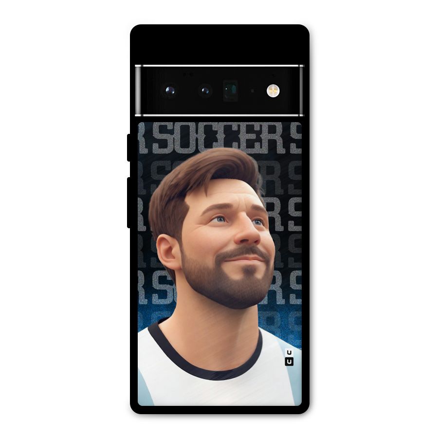 Soccer Star Smiles Metal Back Case for Google Pixel 6 Pro