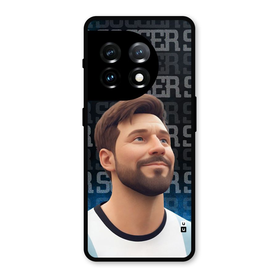 Soccer Star Smiles Metal Back Case for OnePlus 11