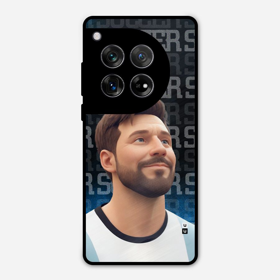 Soccer Star Smiles Metal Back Case for OnePlus 12