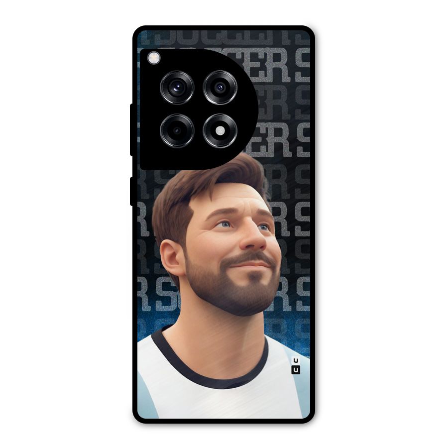 Soccer Star Smiles Metal Back Case for OnePlus 12R
