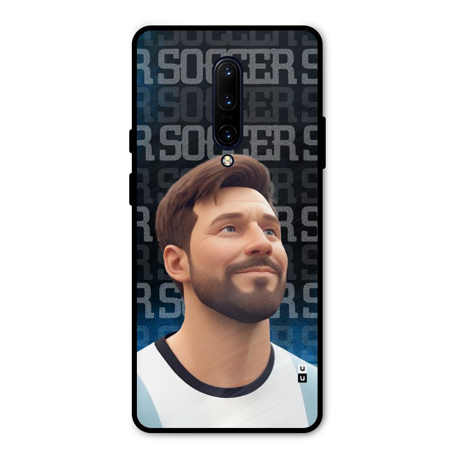 Soccer Star Smiles Metal Back Case for OnePlus 7 Pro