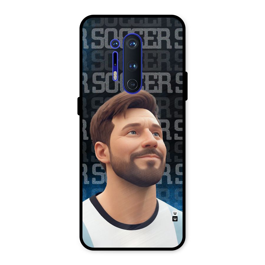 Soccer Star Smiles Metal Back Case for OnePlus 8 Pro