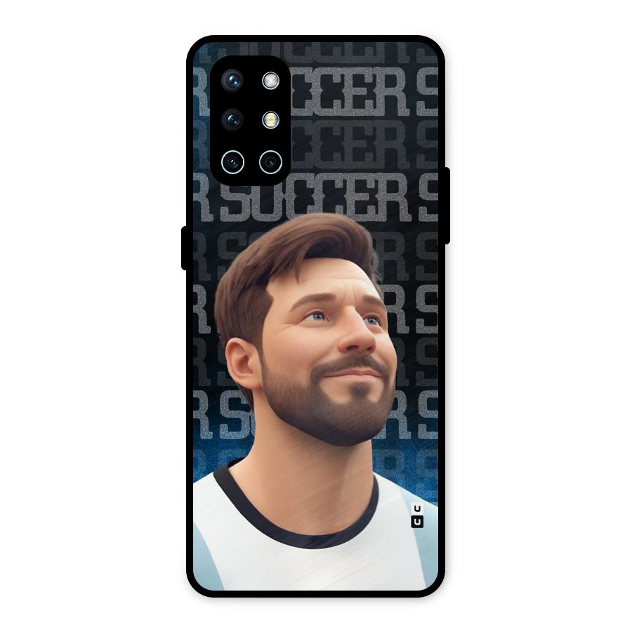 Soccer Star Smiles Metal Back Case for OnePlus 9R