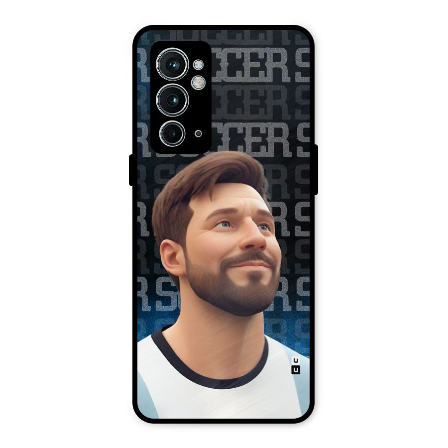 Soccer Star Smiles Metal Back Case for OnePlus 9RT 5G