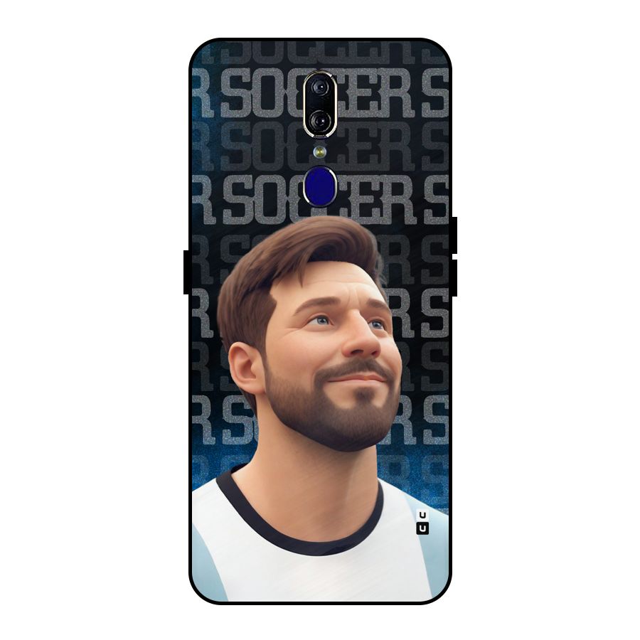 Soccer Star Smiles Metal Back Case for Oppo F11