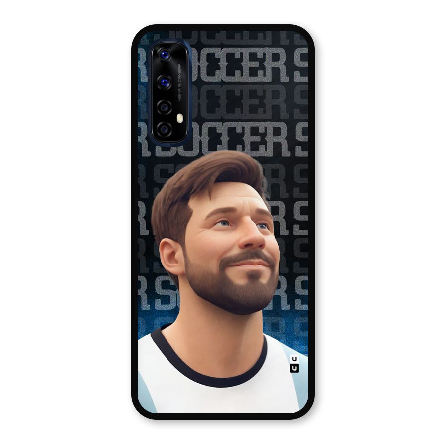 Soccer Star Smiles Metal Back Case for Realme 7