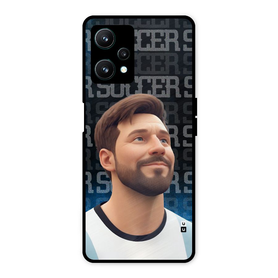 Soccer Star Smiles Metal Back Case for Realme 9 Pro 5G