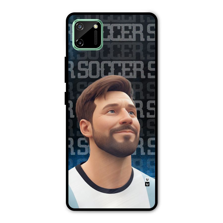 Soccer Star Smiles Metal Back Case for Realme C11