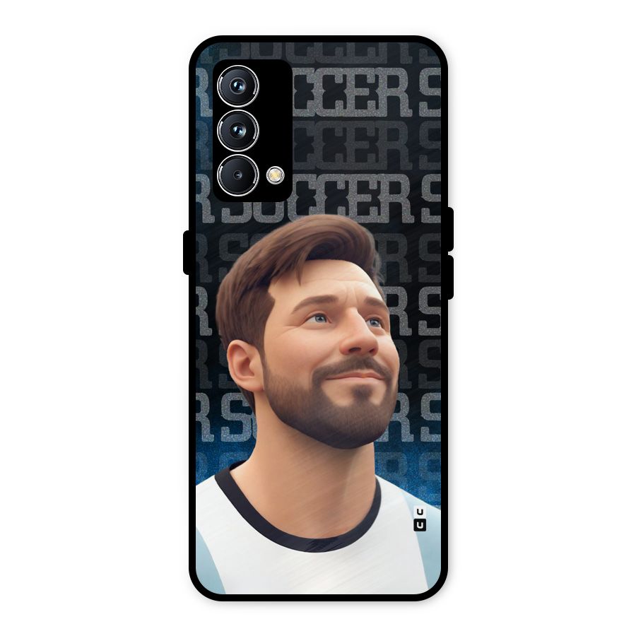 Soccer Star Smiles Metal Back Case for Realme GT Master Edition