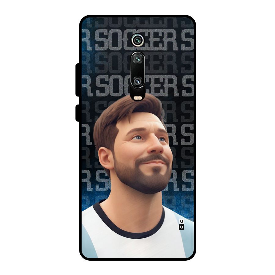 Soccer Star Smiles Metal Back Case for Redmi K20