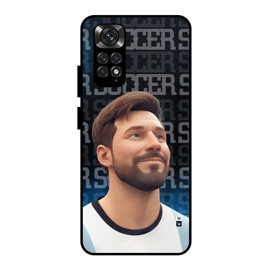 Soccer Star Smiles Metal Back Case for Redmi Note 11 Pro Plus 5G