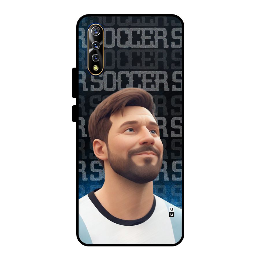 Soccer Star Smiles Metal Back Case for Vivo S1