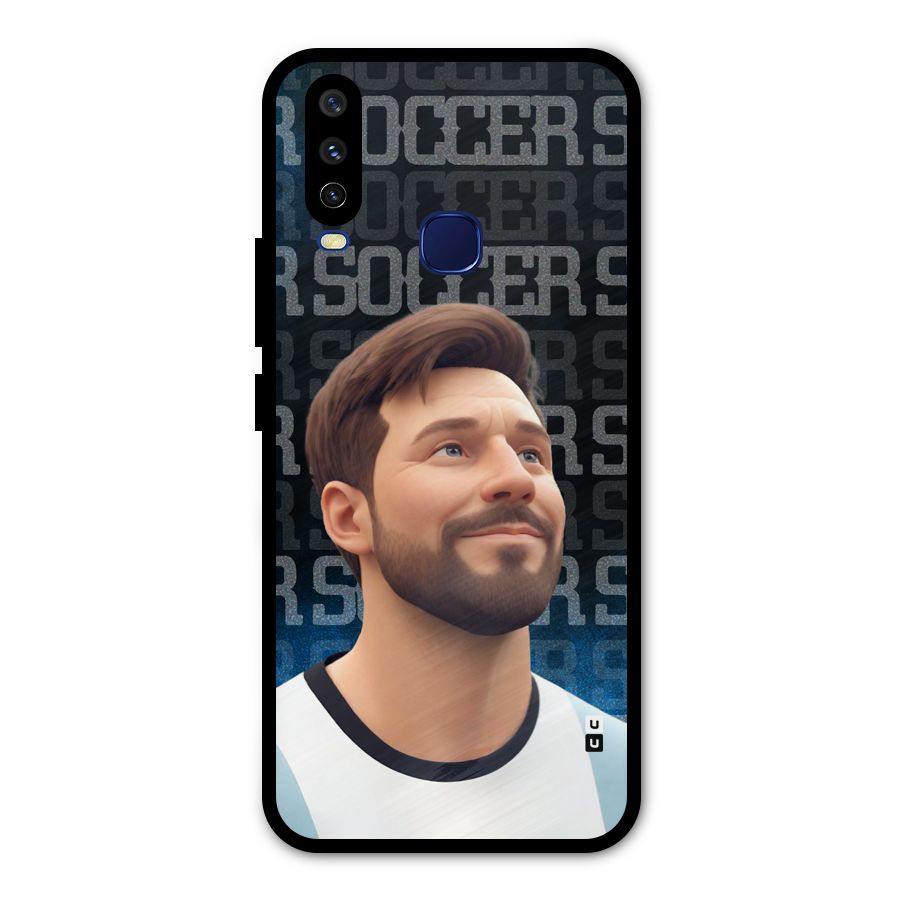 Soccer Star Smiles Metal Back Case for Vivo Y12