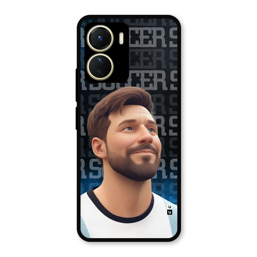 Soccer Star Smiles Metal Back Case for Vivo Y16