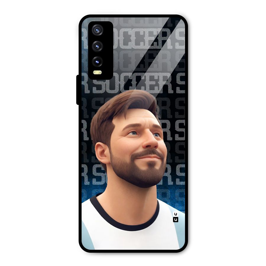 Soccer Star Smiles Metal Back Case for Vivo Y20
