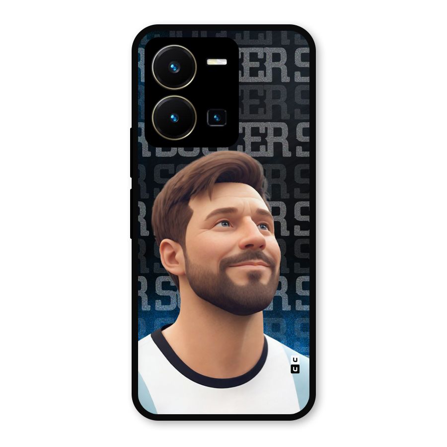 Soccer Star Smiles Metal Back Case for Vivo Y35
