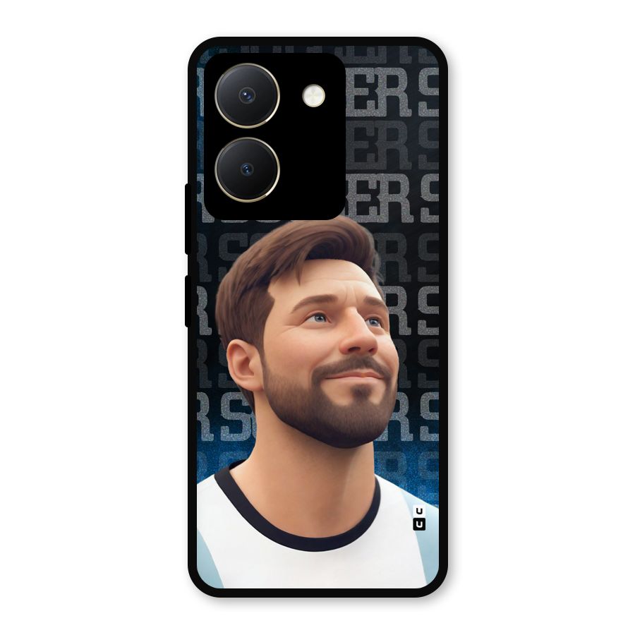 Soccer Star Smiles Metal Back Case for Vivo Y36